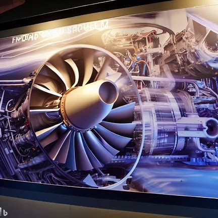 a photo that introduces Propulsion Systems field of study that includes a turbine engine